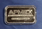 APMEX 1 oz .999 Fine Pure Silver Bar - In Capsule