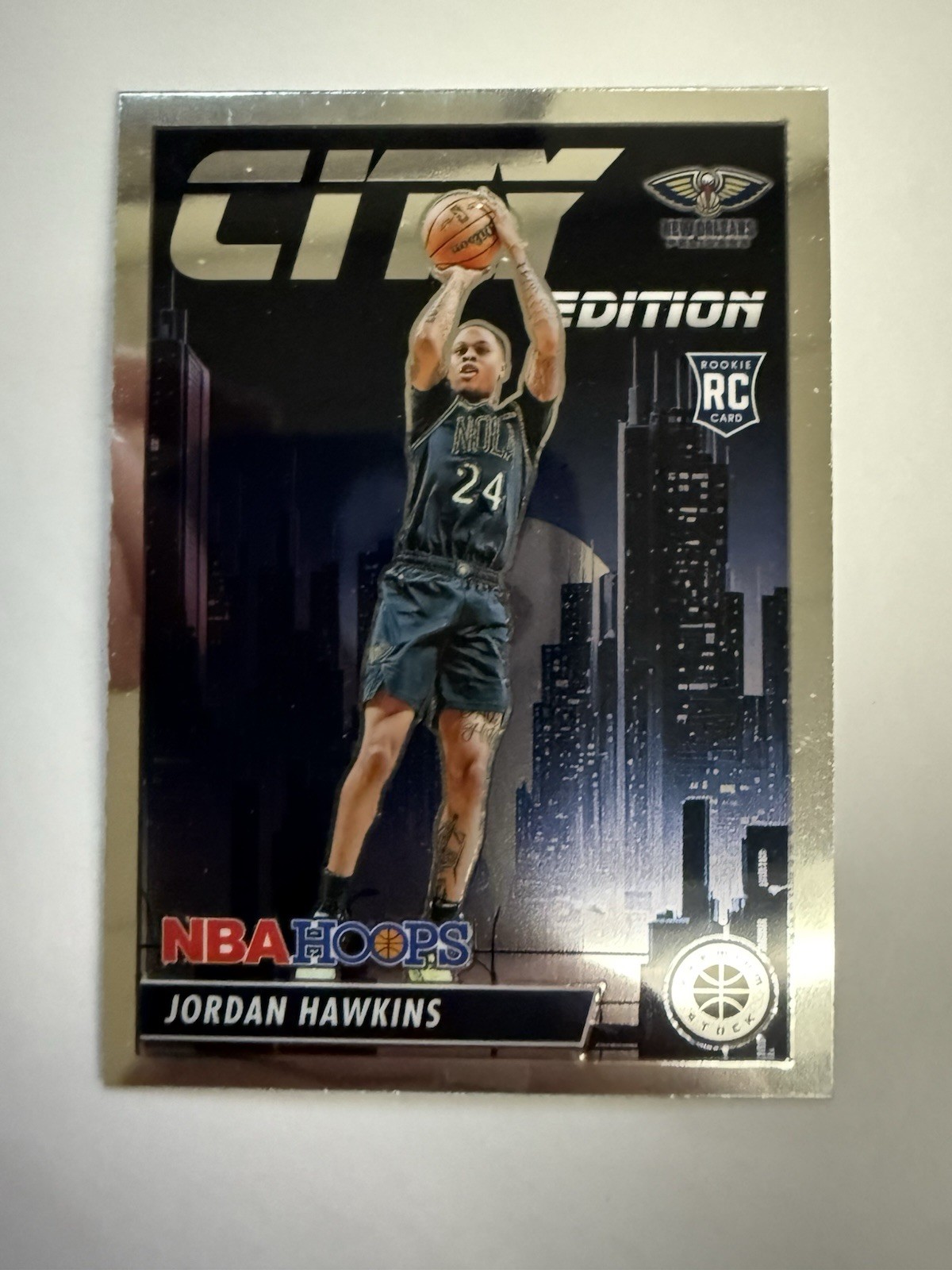 2023-24 Panini Nba Hoops Premium Stock - City Edition Jordan Hawkins #7🏀