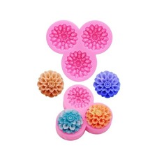 Daisy Rose Flower Silicone Mold DIY Resin Phone Case Hair Accessories Chocolate