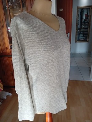 H&M Strickpulli GR M beige Pulli Sommerpulli neuwertig