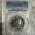 1964 Kennedy Silver Half Dollar Accented Hair Proof PR66 PCGS