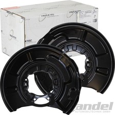 2x TRUCKTEC SPRITZBLECH BREMSSCHEIBE HINTEN für MERCEDES E-KLASSE W211 CLS C219