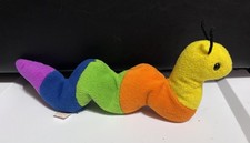 TY Beanie Baby Retired Inch the Inchworm Toy Yarn Antenna - No Heart Tag