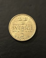 Sweden 5 Kronor 2016 UNC Coin Free Shipping Worldwide