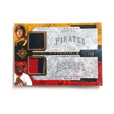 2005 Ultimate Collection Jason Bay & Vladimir Guerrero Dual Patch /10 MLB Card