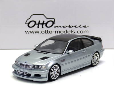BMW M3 (E46) GTR Street Coupe 2001 Titan-Silver Met. 354 1:18