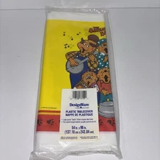 Vintage DesignWare 1996 Berenstain Bears Tablecover 54in x 96in - New in Package