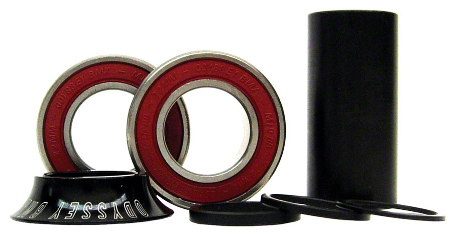 Патронные подшипники Odyssey Запрессовывают средний нижний кронштейн для кривошипов шпинделя диаметром 22 мм 5890₽