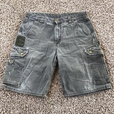 Carhartt B357 MOS Shorts Mens 36 Green Duck Canvas Carpenter Workwear Ripstop