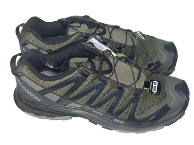 Salomon Men 10.5 EE Wide XA PRO 3D V8 Trail Running Shoes Grape Leaf/Peat/Shadow