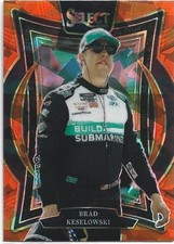 2025 SELECT BRAD KESELOWSKI ORANGE ICE REFRACTOR CARD