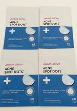 4 Pks Peach Slices Acne Spot Dots 60 Patches Each 3 Sizes. 11/27