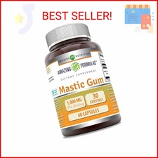 Amazing Formulas Mastic Gum Supplement 1000 mg Per Serving 60 Capsules | Non-GMO