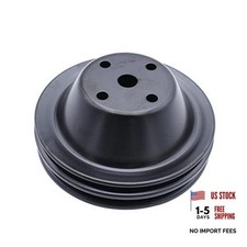 Short Water Pump Pulley Swp Single-groove Compatible With Small Block Chevy