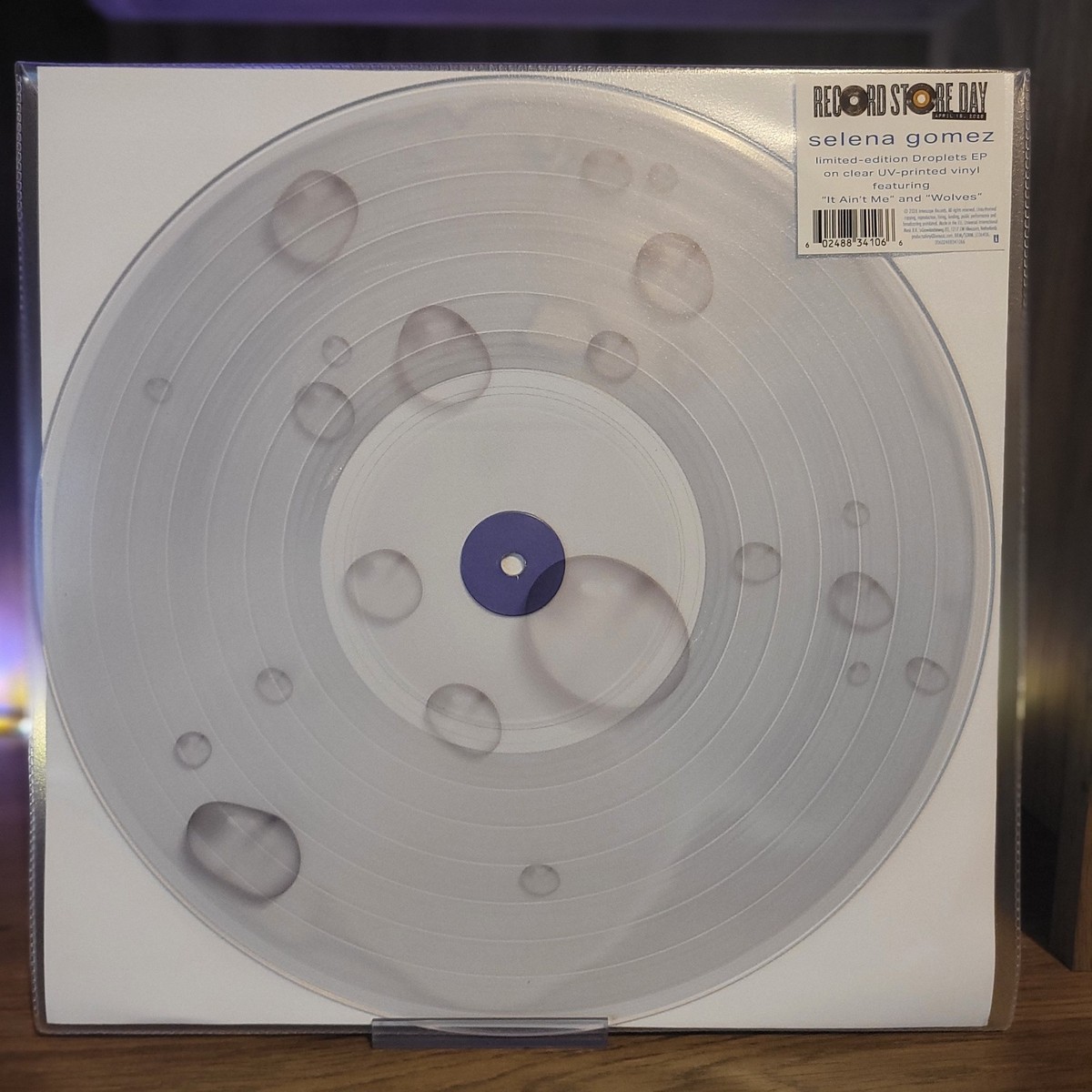 SELENA GOMEZ Droplets 2026RSD 洋楽レコード Selena Gomez Droplets Clear Glitter Colored Vinyl LP Limited