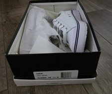 Womens Liz Claiborne Carin White Leather 7.5 Medium Sneaker Shoes NIB