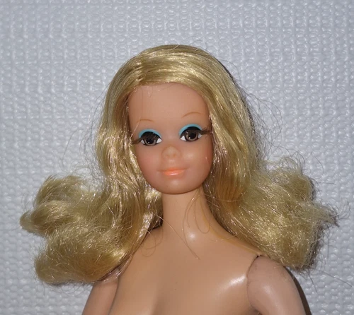 Vintage 1970s Mattel MOD Live Action PJ Doll - NUDE