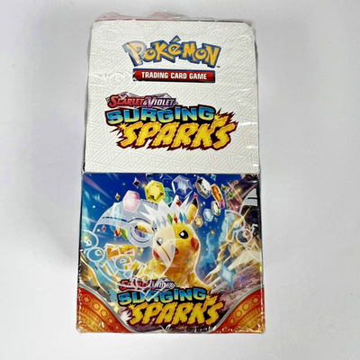 Pokemon TCG Surging Sparks Half Booster Box (UK Edition) 18 Packs