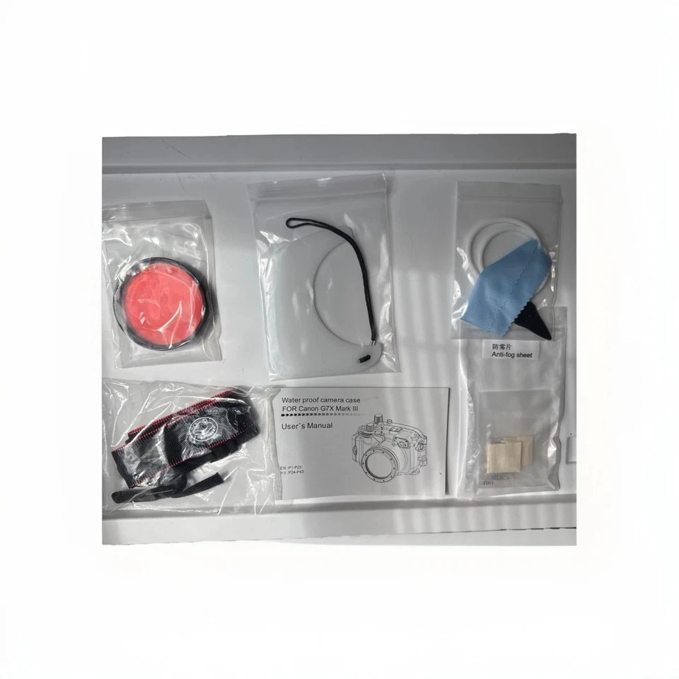 Carcasa submarina Sea Frogs Canon G7X Mark III 40m/130ft impermeable Foto 4 de 4