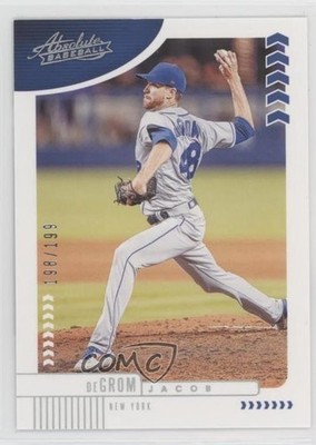 2020 Panini Absolute Silver 198/199 Jacob deGrom #59 0xi8