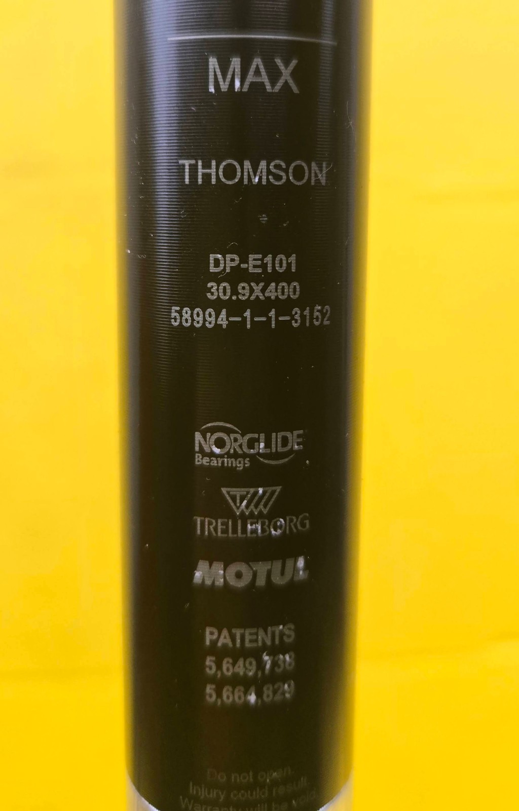 Thomson Elite Dropper Seatpost 30.9mm External DP-E101 sags rebuild needed