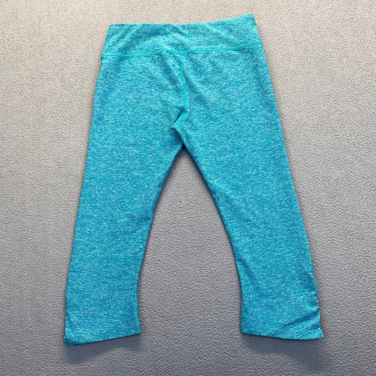 North Face Women’s Green Yoga Stretchy  Leggings W/ Wide Stitching Sport Size M thumbnail 2