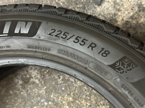 4x neumáticos de invierno Michelin Pilot Alpin 5 225/55 R18 102V B60 5 mm D19 - Imagen 5 de 7