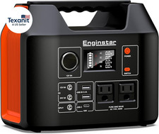 Portable Power Station 300W 296Wh Battery Bank with 110V Pure Sine Wave AC Outle