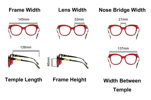 Cat Eye Bold Oversized Retro Fashion Reading Glasses Womans 2 Colours DX97 - Picture 4 of 15