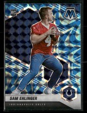 2021 Panini Mosaic #372 Sam Ehlinger Prizm Reactive Blue