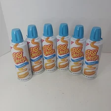 NABISCO Easy Cheese AMERICAN Flavor Pasteurized Cheese Squeeze Can 8 oz 6 CANS