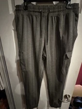 International Concepts Men’s Cargo Jogger Pants Brown US Small Slim Fit