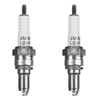 Denso ZüNdkerze U24FER9 2Er Set (FüR: Daelim VS 125 Evolution VS125F 00-03 )