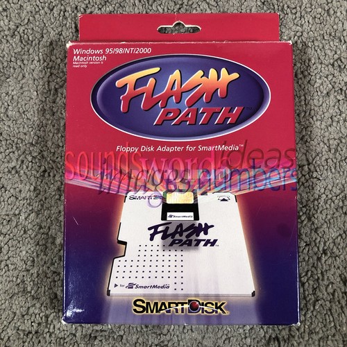 Smart Disk Flash Path Floppy Disk Adapter Card Reader SmartMedia