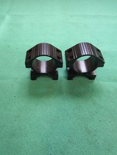 Weaver Style 1" Low Gloss Scope Rings