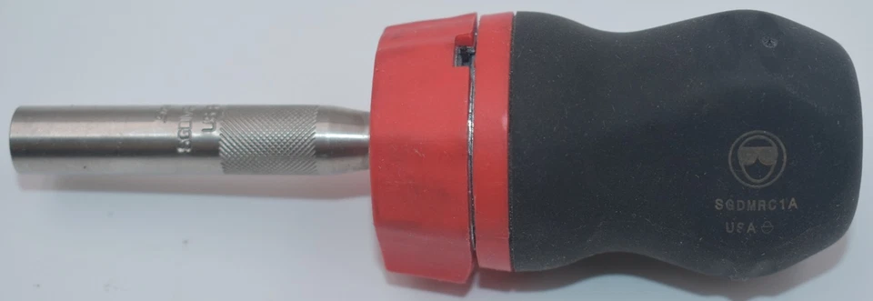 Destornillador de trinquete SNAP ON sgdmr01a eje extraíble EE. UU. 2,5" mango rechoncho Foto 2 de 3
