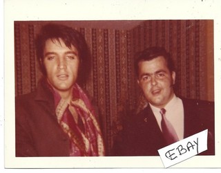 RARE ELVIS ORIGINAL PHOTO BACKSTAGE VEGAS 1969 STEVE TOLI OLD KODAK