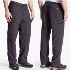 The North Face Men's Paramount Trail Convertible Pant Shorts Grey Large