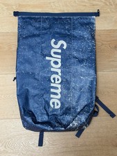 Supreme-Waterproof Reflective Speckled Backpack 'Blue White'