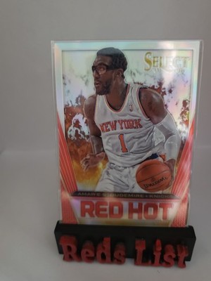 2013-14 Select Red Hot Silver Prizm 6/25 Amar'e Stoudemire #50 New York Knicks 