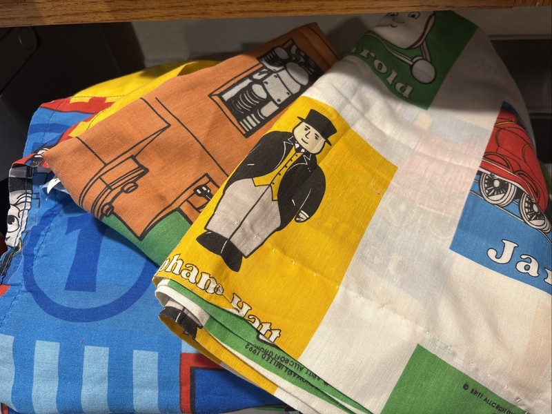 Thomas the Tank Engine Train  Standard Pillow Case, Curtain Panel, Twin Sheet