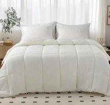 KASENTEX COMFORTER SET SOFT & COZY SIZE Full/Queen, White