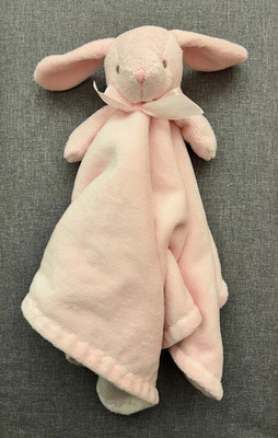 Blankets & Beyond Hase rosa Schleife Schmusetuch Schnuffeltuch Kuscheltuch