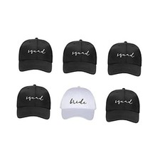 Baseball hat Squad Black 6 Pack