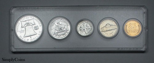 1956 Proof Set Uncirculated US Mint Silver Coins - 第 2/2 張圖片