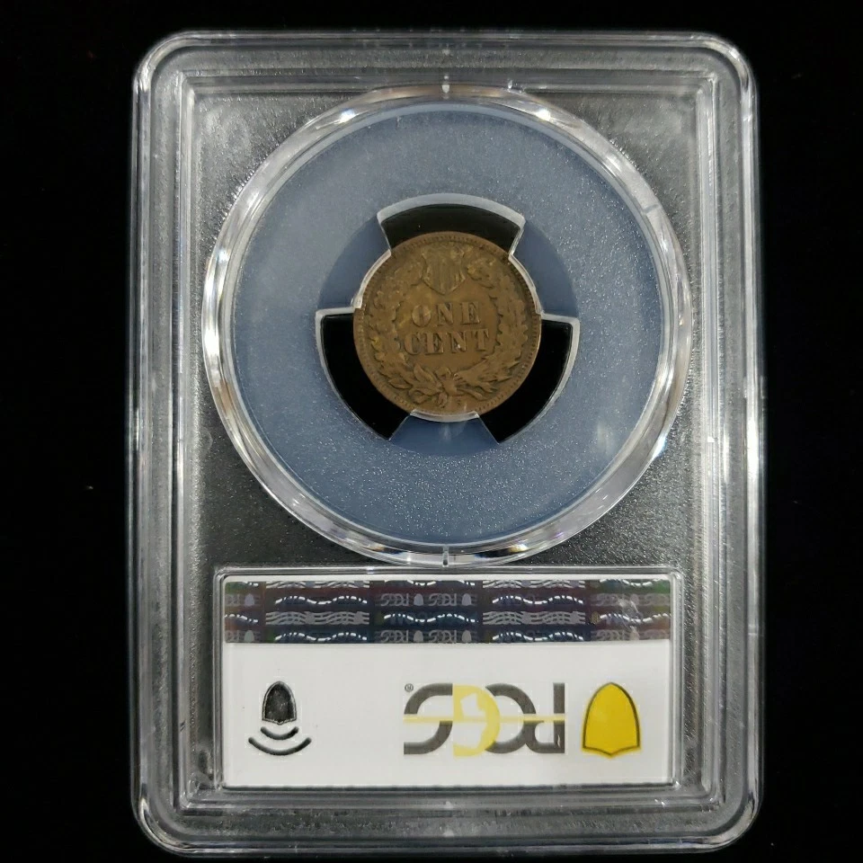 1909-S 1C Indian Head Cent PCGS XF40BN – Key Date, Gold Shield NFC Holder - Image 3 of 4