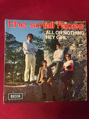 45 T 4 Titel, The Small Faces: All or Nothing, 1966, 1. französische Auflage, sehr guter Zustand
