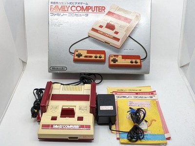 AV Mod Nintendo Famicom Console HVC-001  Boxed Tested Working