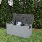 AplusChoice 260L Deck Storage Box for Tools Cushions Toys Seat Lockable Grey — photo 7