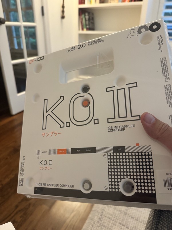 Teenage Engineering K.O. II Sample Composer EP-133 New Update 2.0